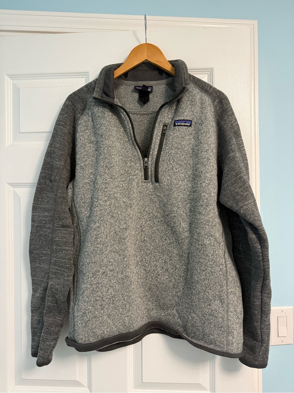 Patagonia Men’s Gray Two-Tone Half-Zip Fleece